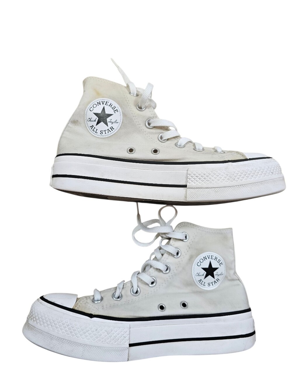 Converse All Star Lift Chuck Taylor High Top Sneakers In 7